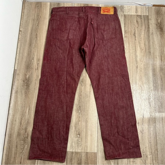 Levi’s 501 Men’s Original Fit White Oak Cone Jeans Red Stone Washed - Picture 5 of 11